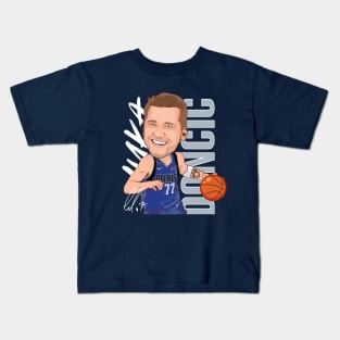 Luka Doncic Dallas Mavericks 77 Kids T-Shirt